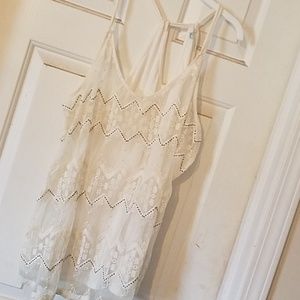 Beaded Lace Tank